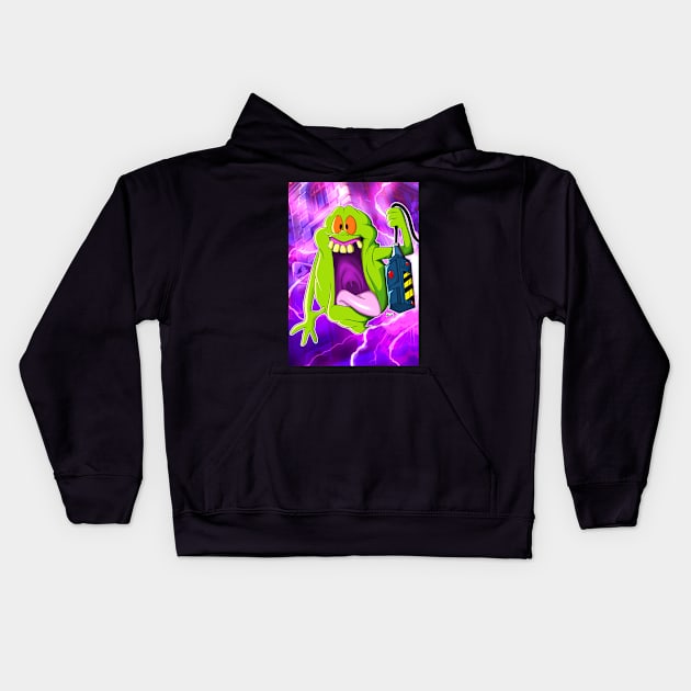 slime time Kids Hoodie by nicitadesigns